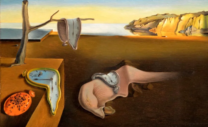 Carpe diem un opera che coglie l'attimo in cui gli orologi si fermano come nelle decisioni strategiche di gestione manageriale.