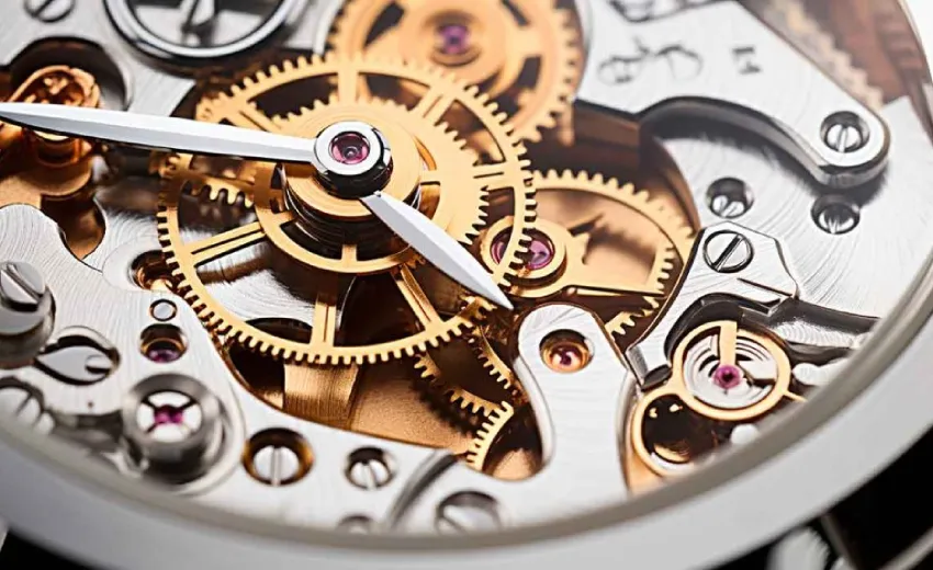 Gli ingranaggi di un orologio svizzero